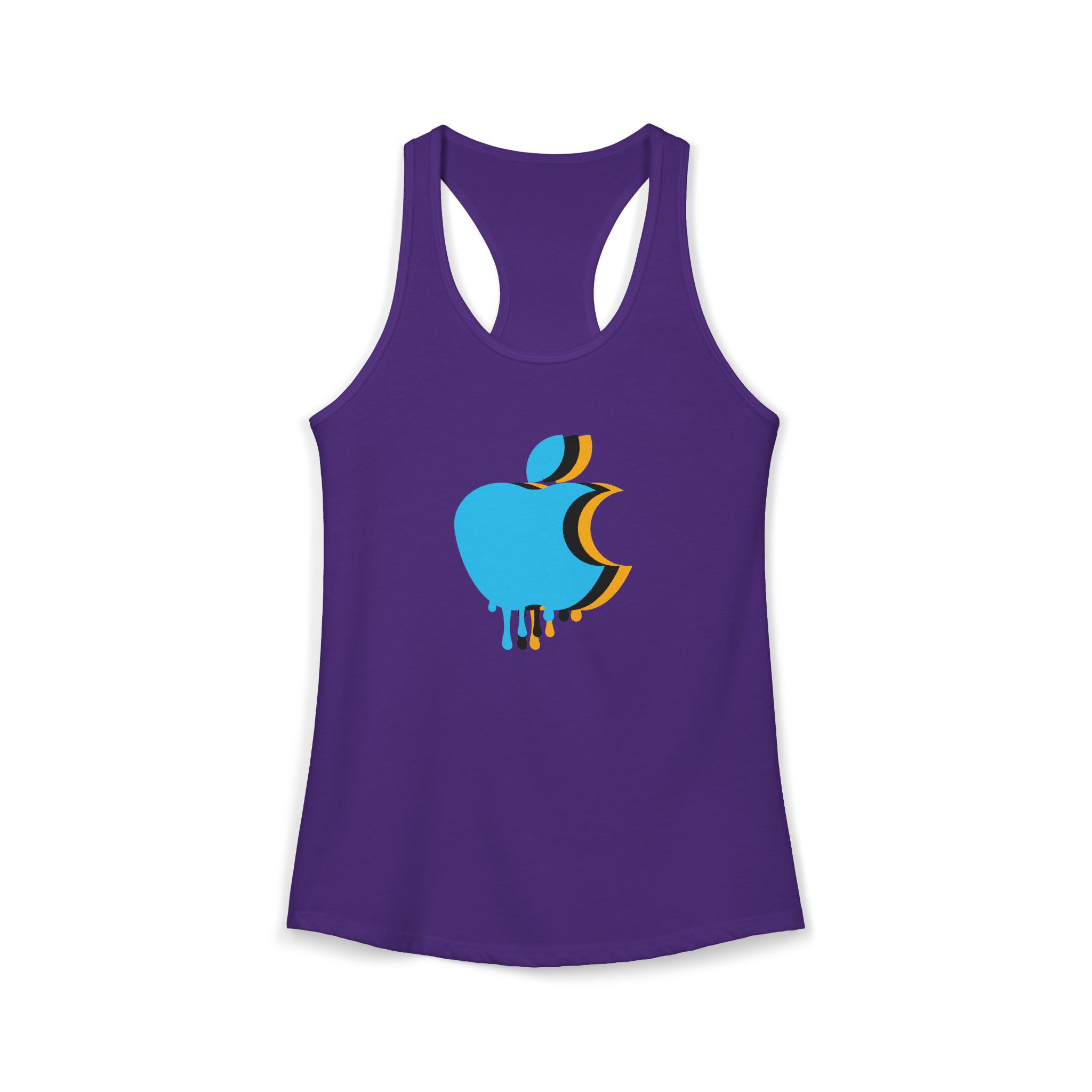 NY Basketball Triple Apple Apple Women's Ideal Racerback Tank 🩵 - Image 7
