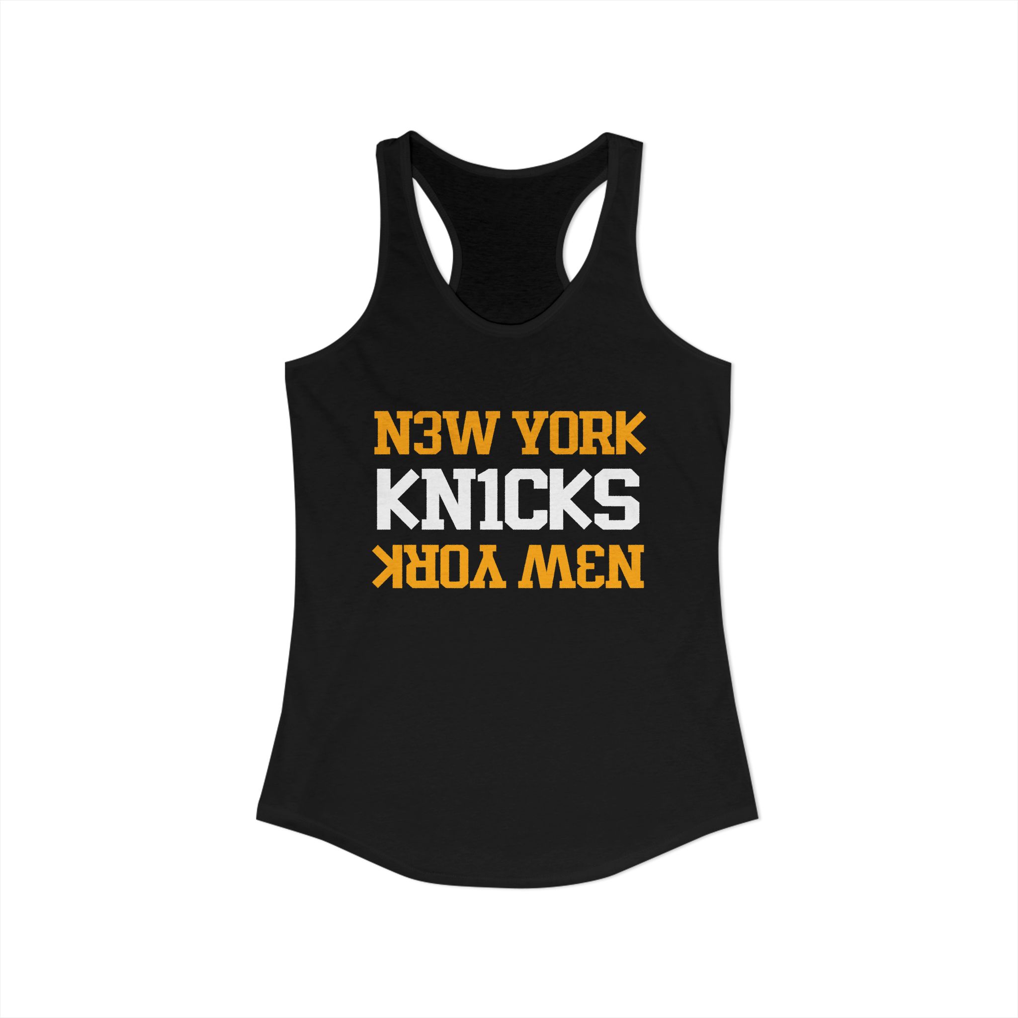 Basketball New York Tank Top - Women's Ideal Racerback Tank 🩵 - Image 2