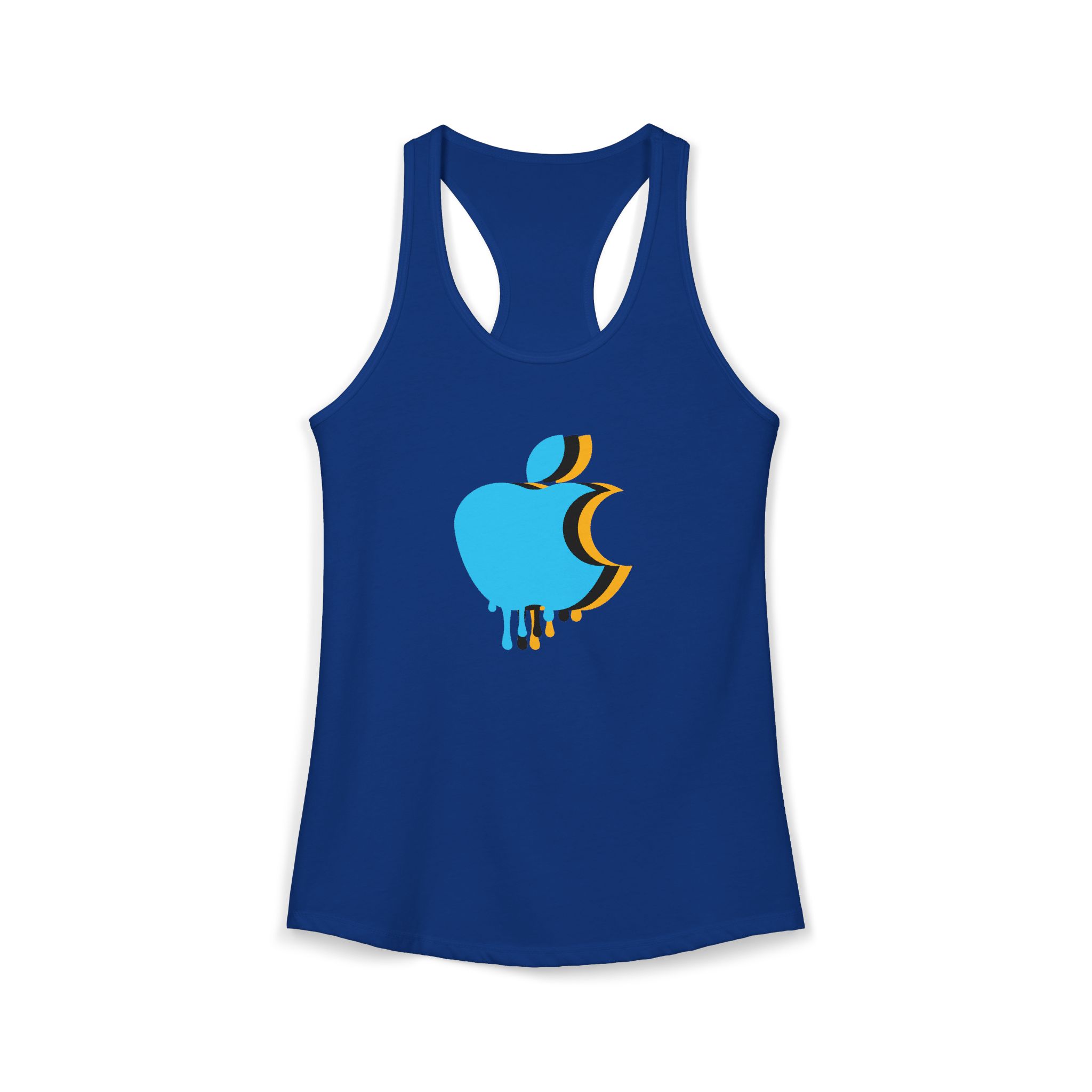 NY Basketball Triple Apple Apple Women's Ideal Racerback Tank 🩵 - Image 4