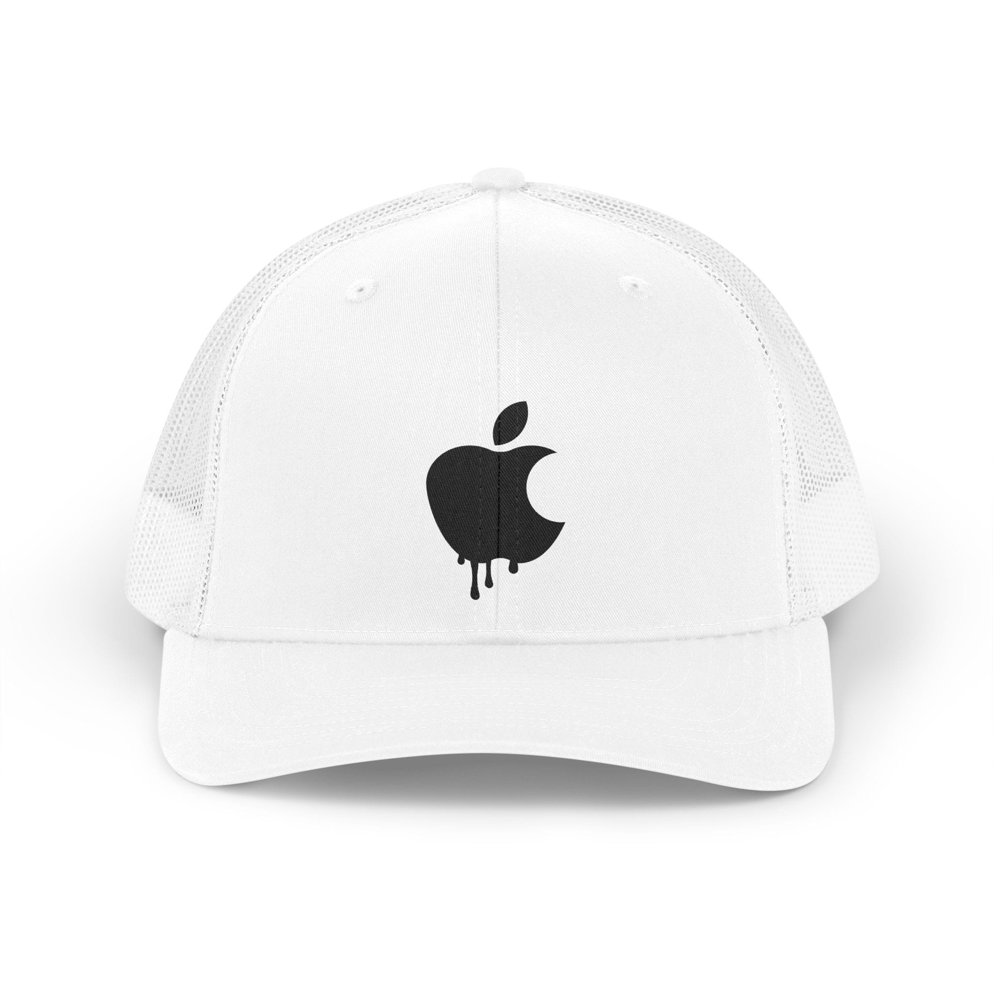 Apple Drip Snapback Hat — Retro Logo Cap