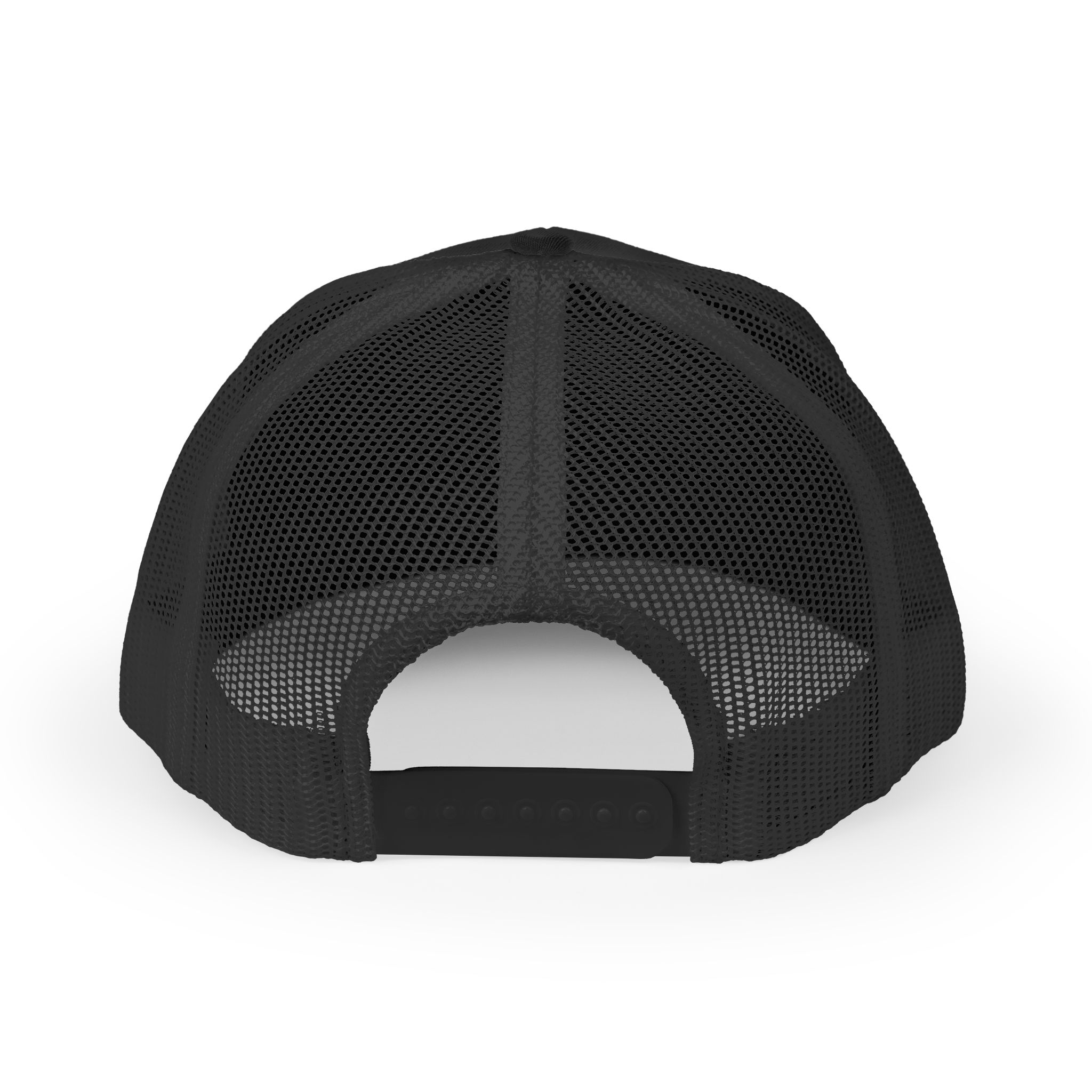 NY Orange Retro 'N3W Y0RK' Trucker Hat — Vintage Athletic Mesh Cap - Image 2